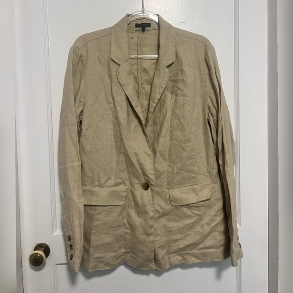 Quince 100% European Linen Blazer $178 Size L - Picture 2 of 7